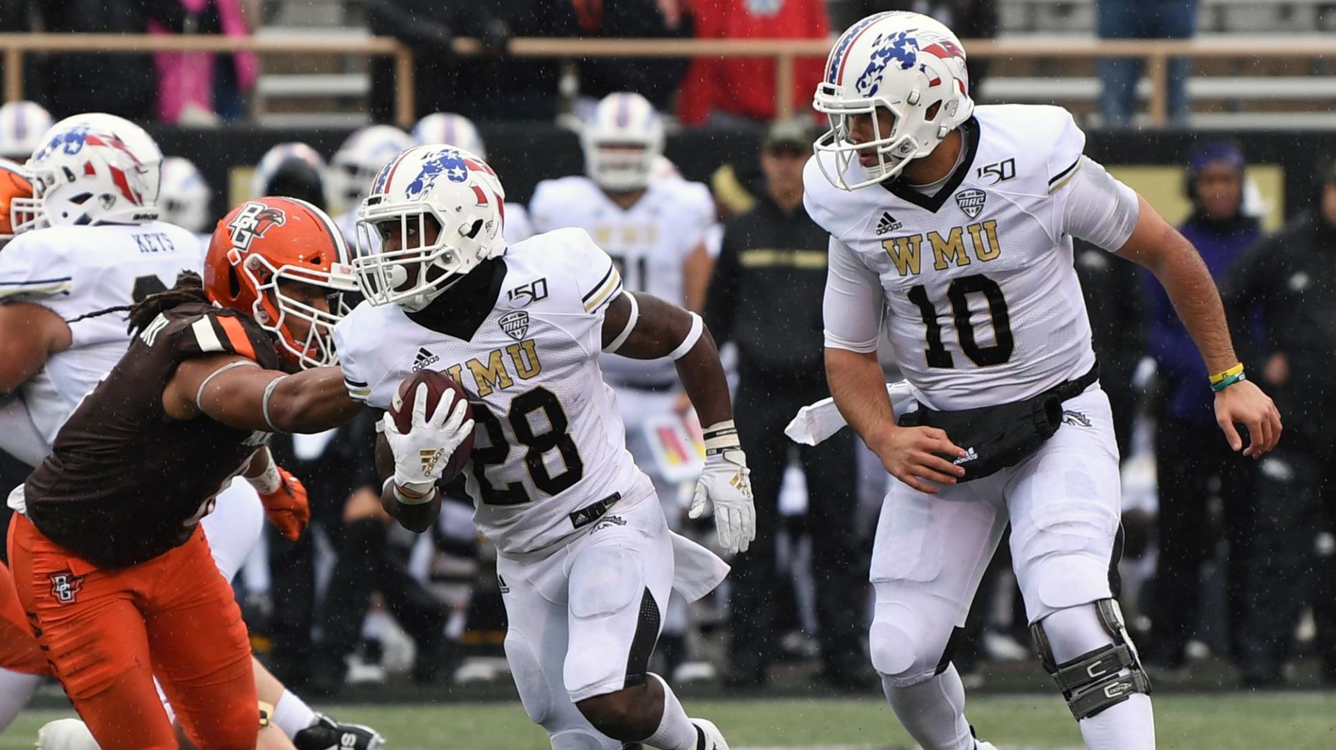 WMU Football Alstott and Tyler
